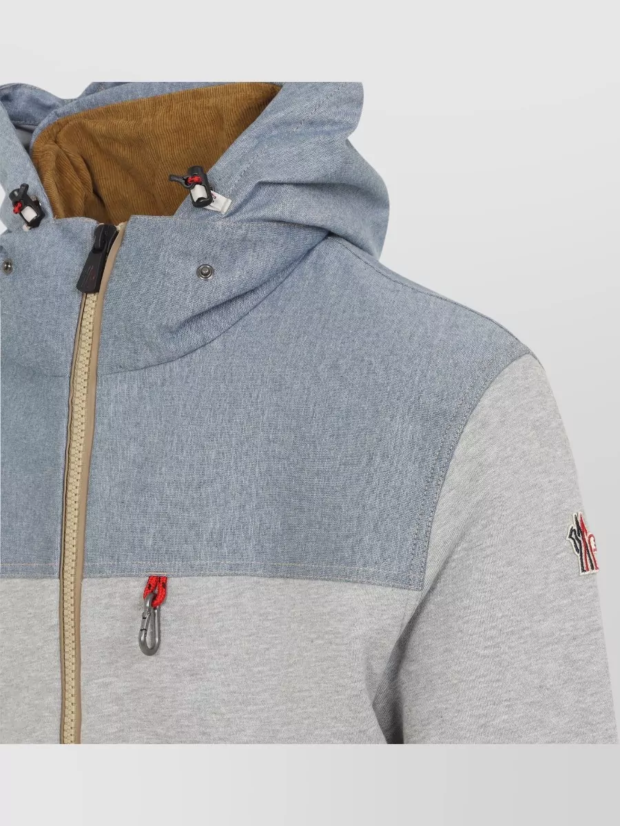 Moncler Grenoble Cotton Hooded Zip-Up Jacket