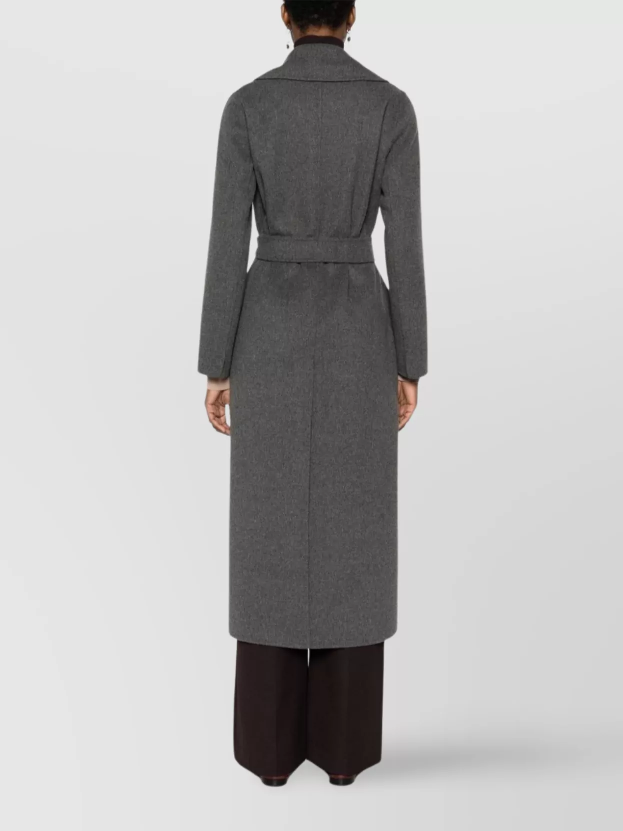 S Max Mara Poldo Coat Wrap Belted Waist