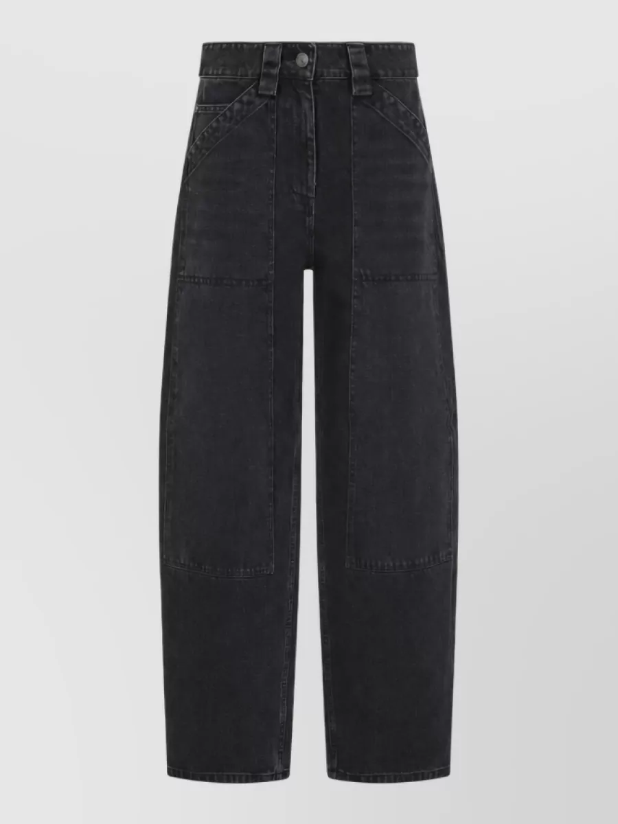 Co high-rise balloon jeans