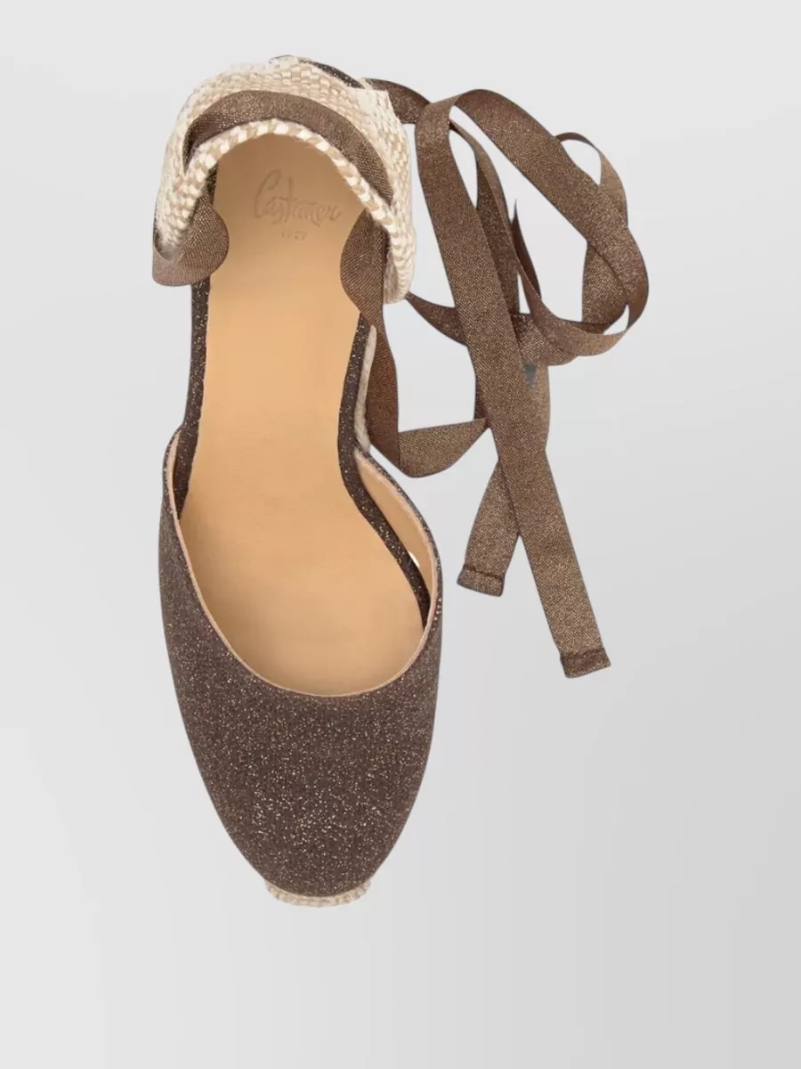 Castaner Linen Wedge Espadrilles