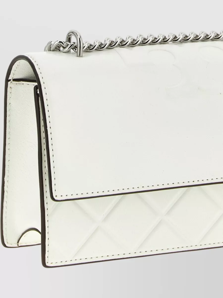 Tory Burch Fleming Small Crossbody Bag Quilted Chain