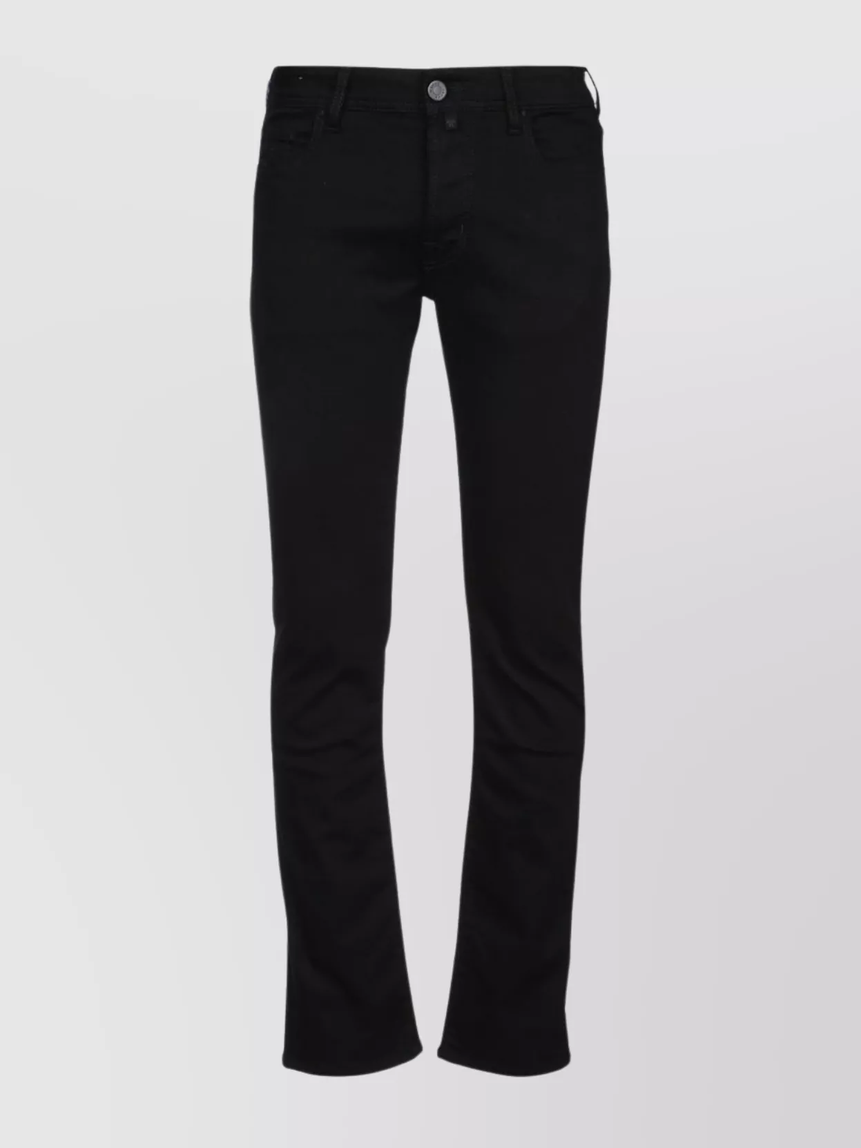 Jacob Cohen Slim Fit Five Pocket Trousers In Black