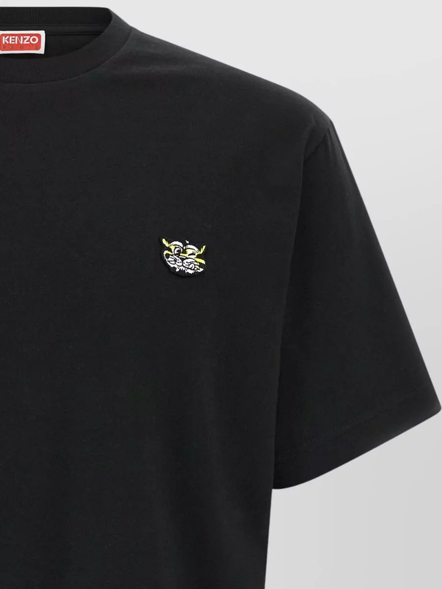 Kenzo Tiger Spirit Gots Crew Neck T Shirt