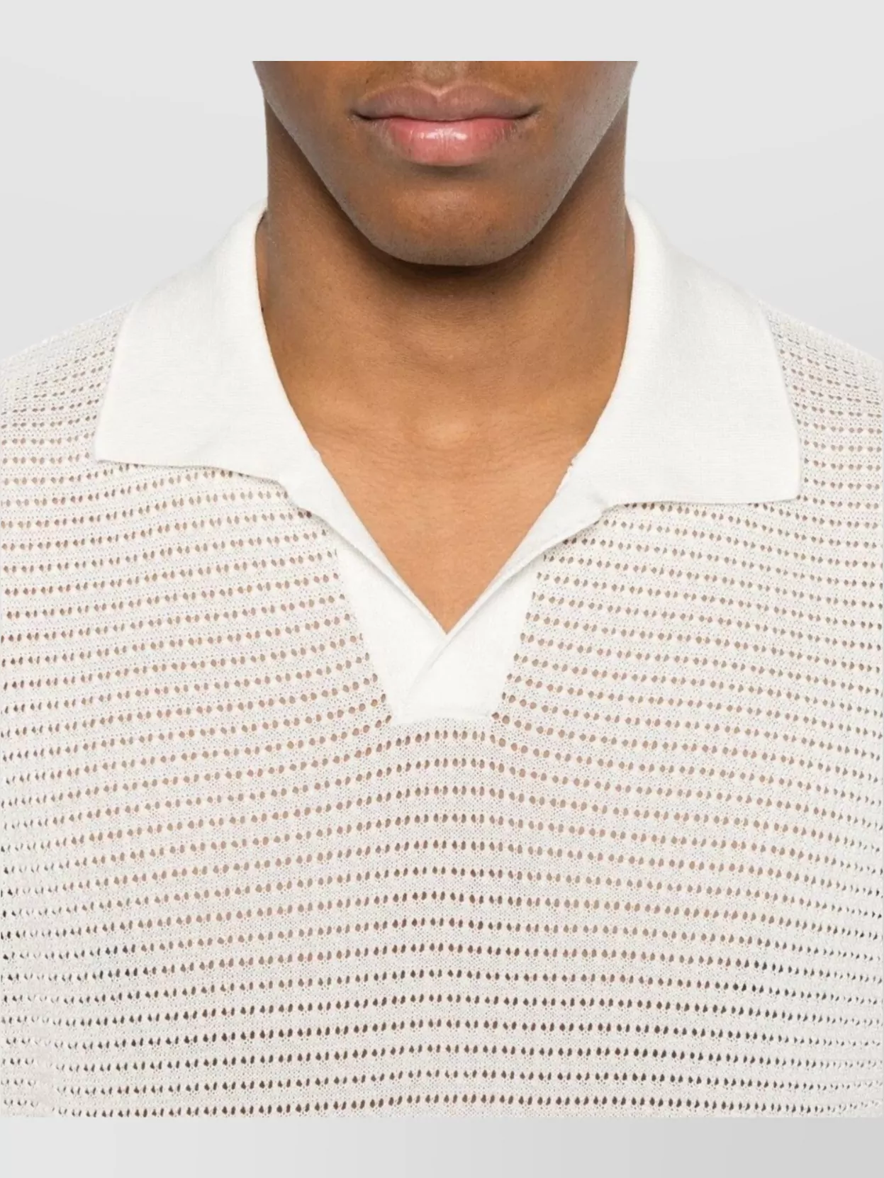 Tagliatore Knit Collar Polo Shirt