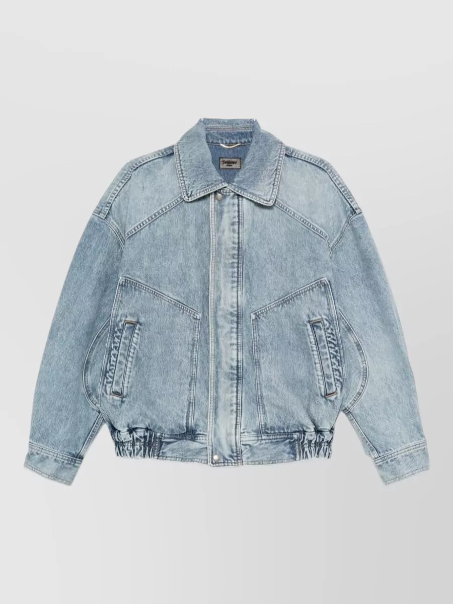 Saint Laurent Denim oversized jacket