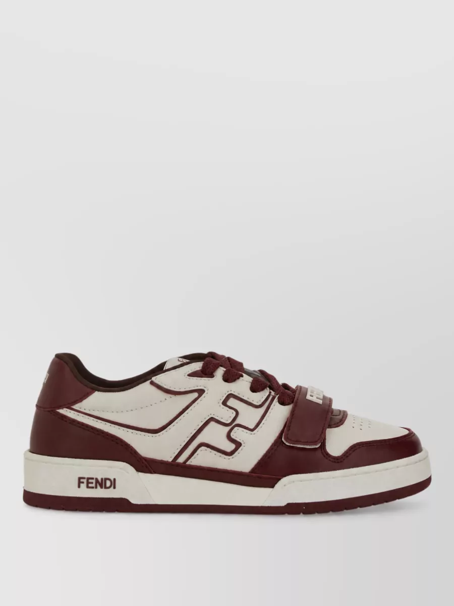 Fendi Leather Low-Top Sneakers