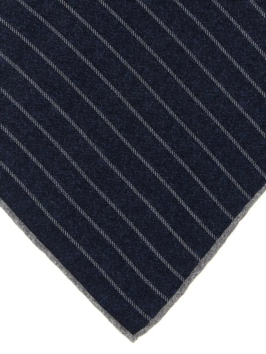 Brunello Cucinelli Wool Pinstripe Scarf