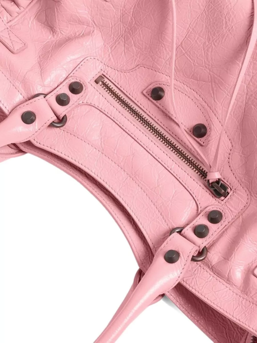 Balenciaga Le City East-West Leather Shoulder Bag