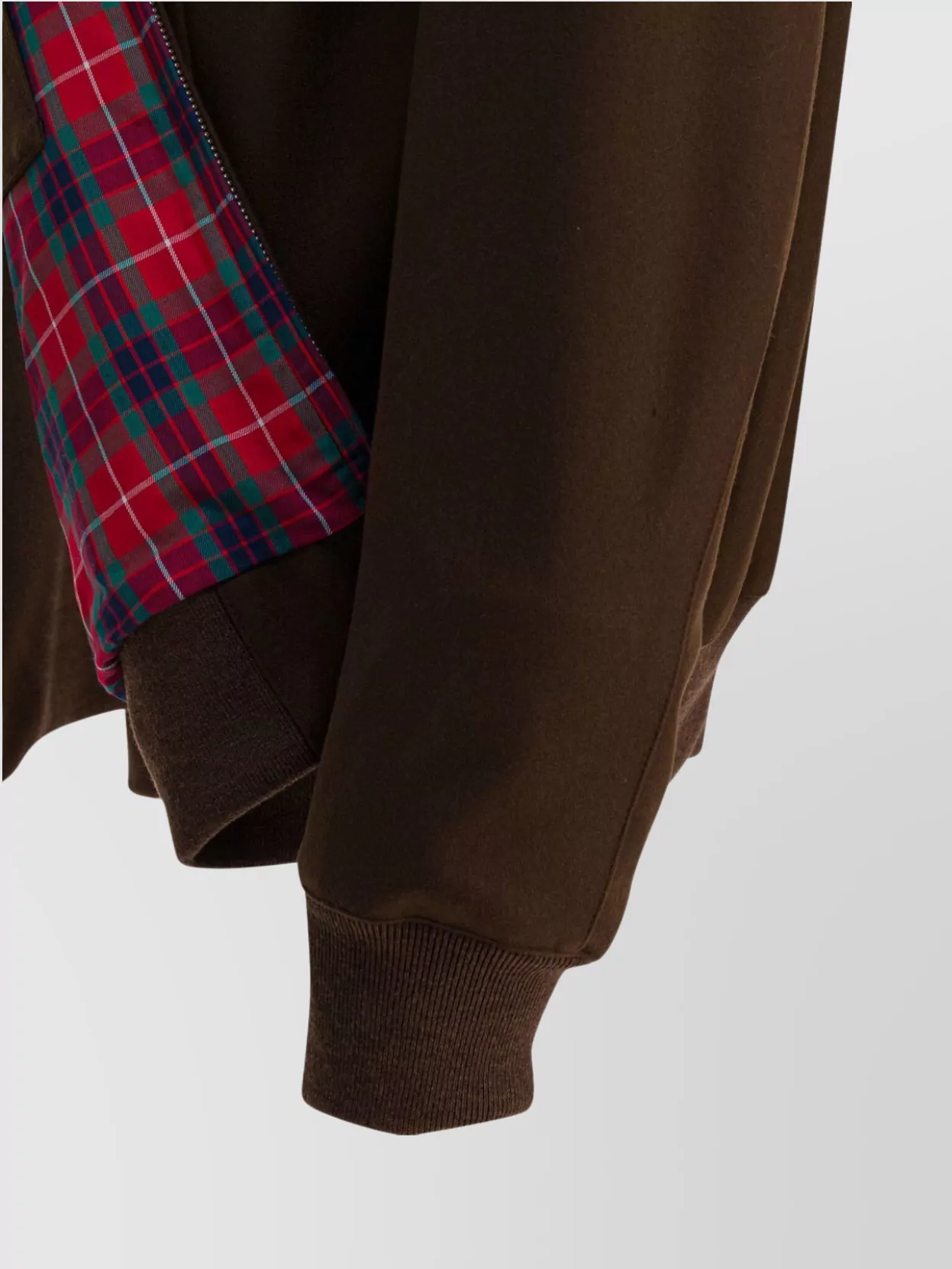 Baracuta Melton Bomber Jacket Collar Button