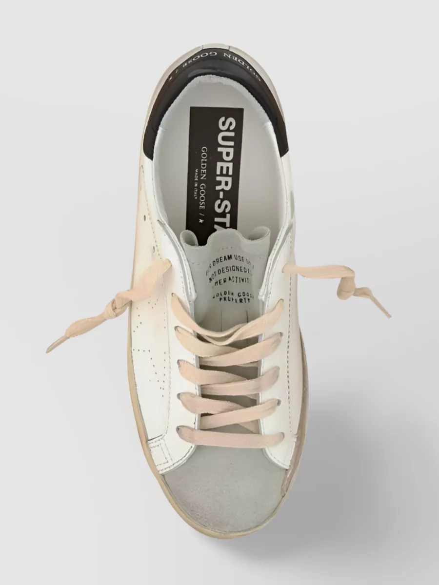 Golden Goose Leather Low-Top Sneakers