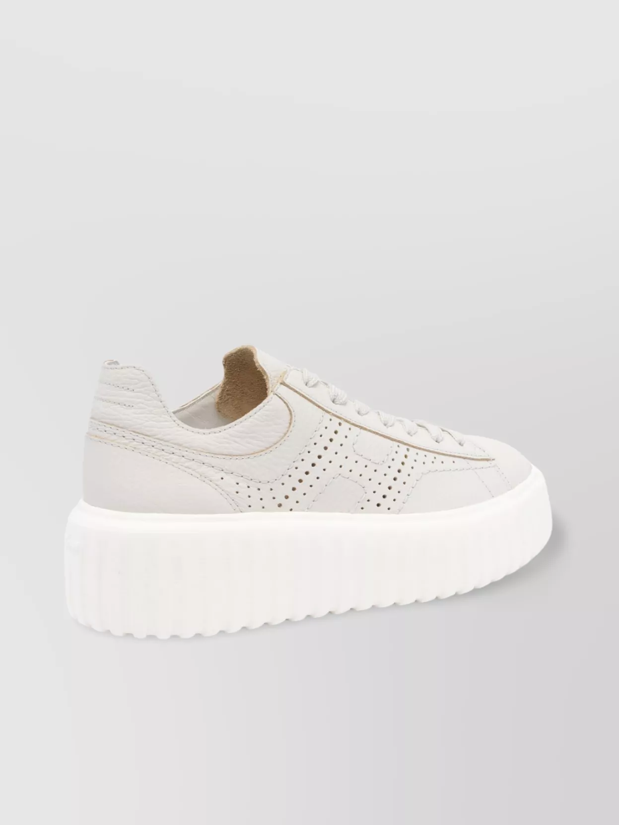 Hogan Woman Sneakers Off White Size 7 Leather