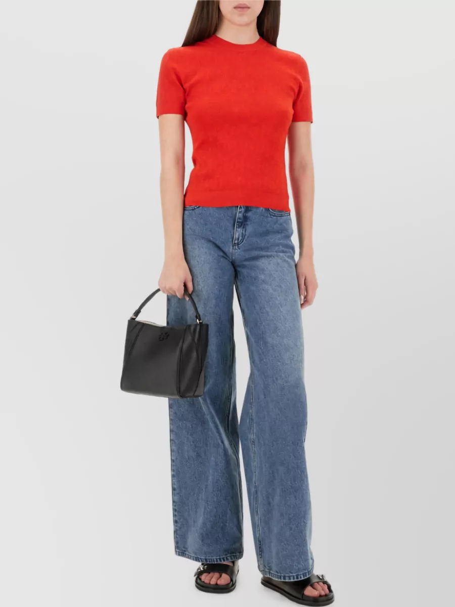 Tory Burch Jacquard Jersey T-Shirt