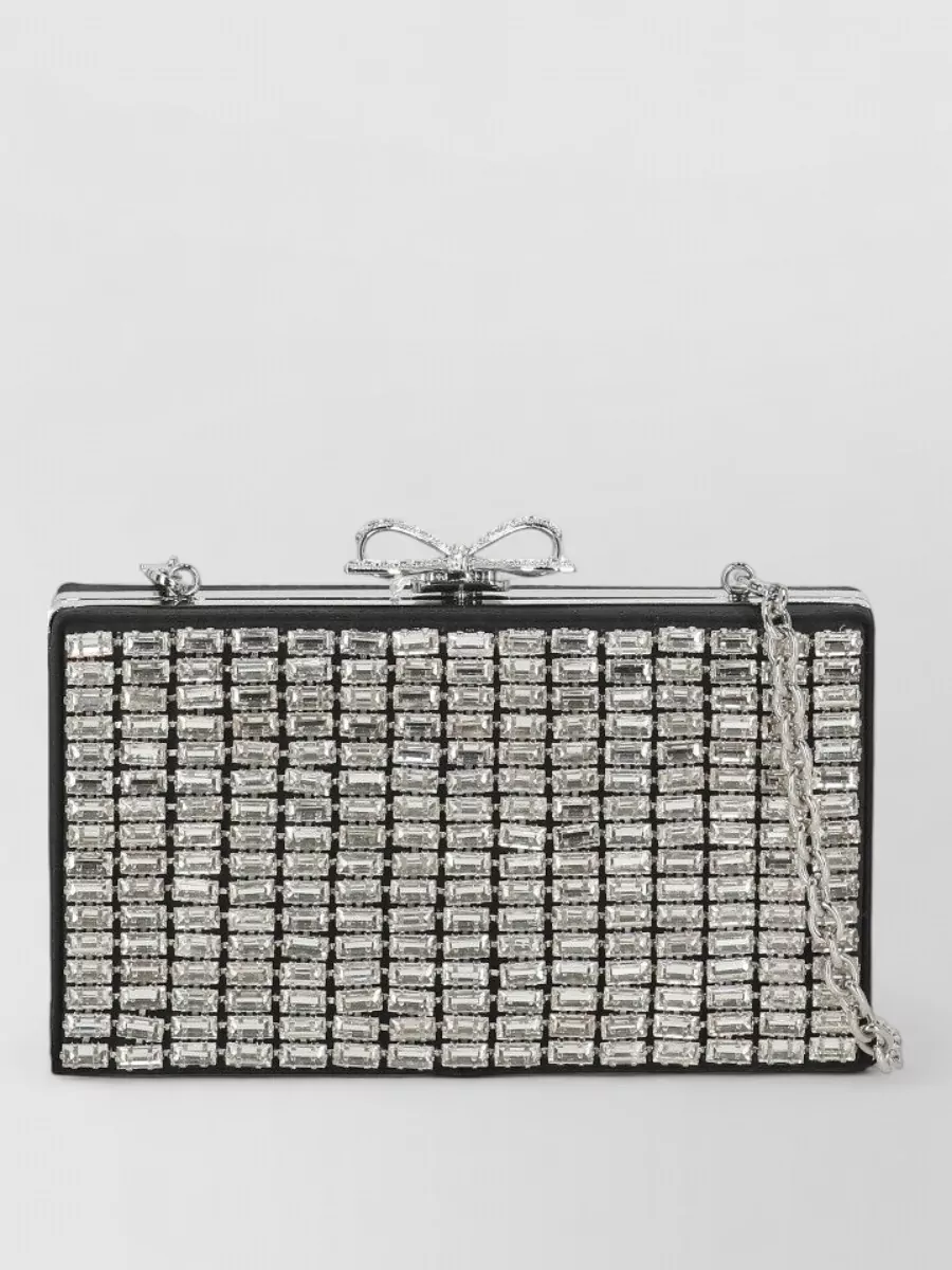 Self-Portrait the bow clutch bag