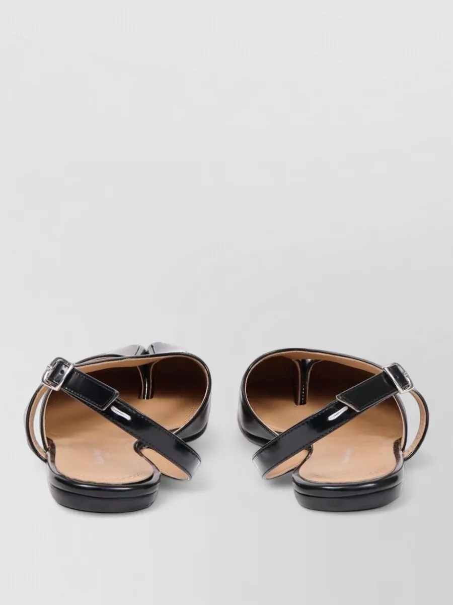Maison Margiela Leather Tabi Slingback Sandals