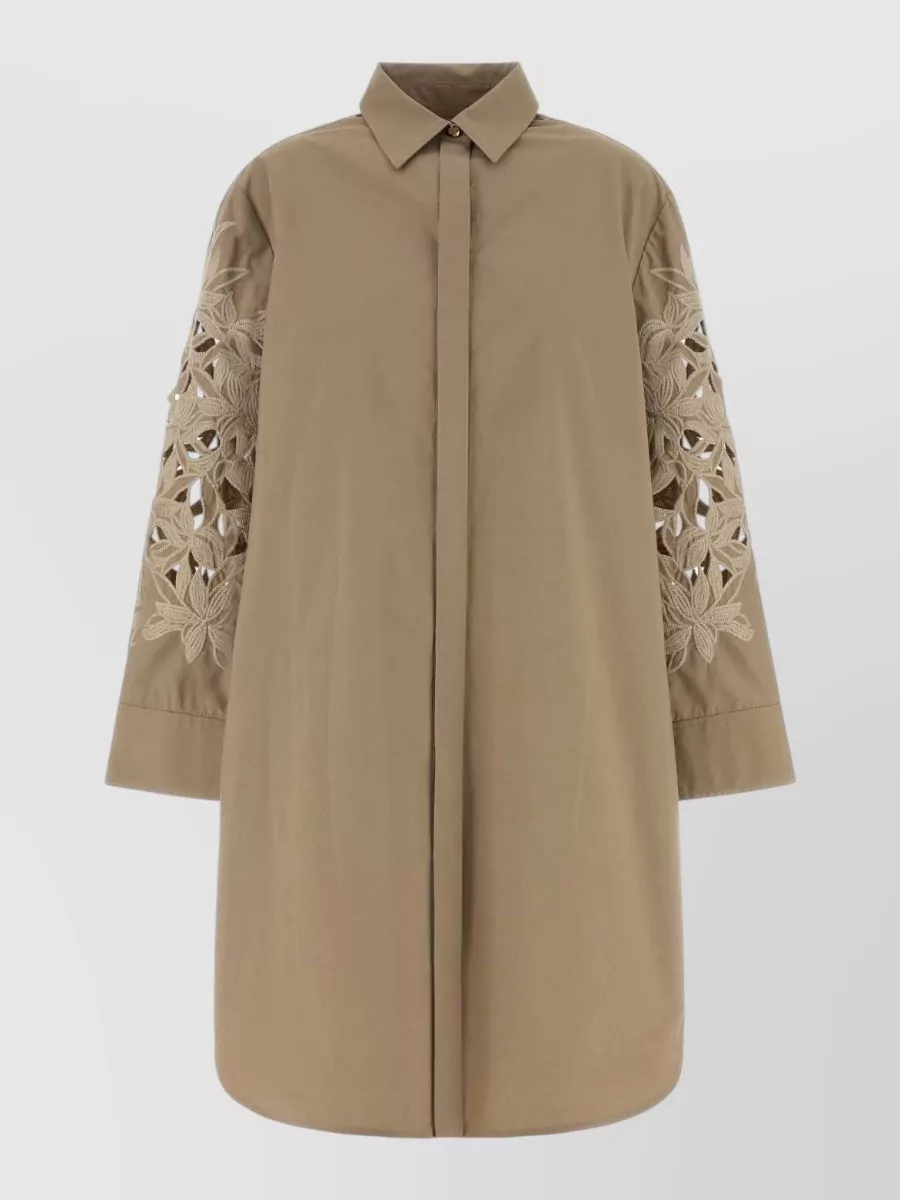 Agnona poplin shirt dress