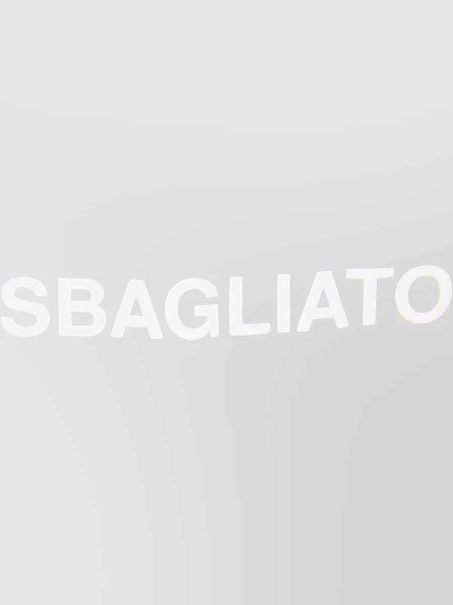 Aspesi Sbagliato Logo Crew Neck Short Sleeve T-Shirt