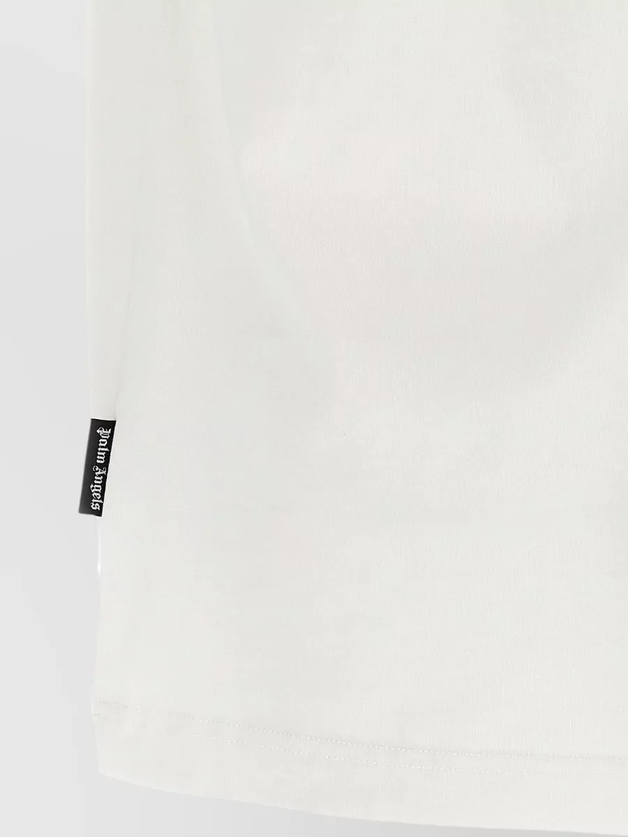 Palm Angels Cotton Jersey Printed Crew-Neck Short-Sleeve T-Shirt