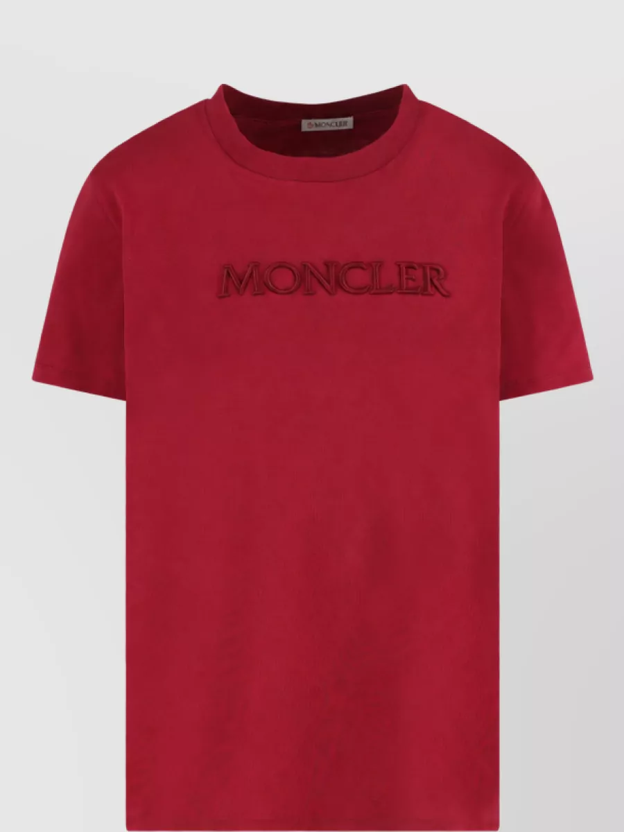 Moncler Cotton short-sleeve t-shirt