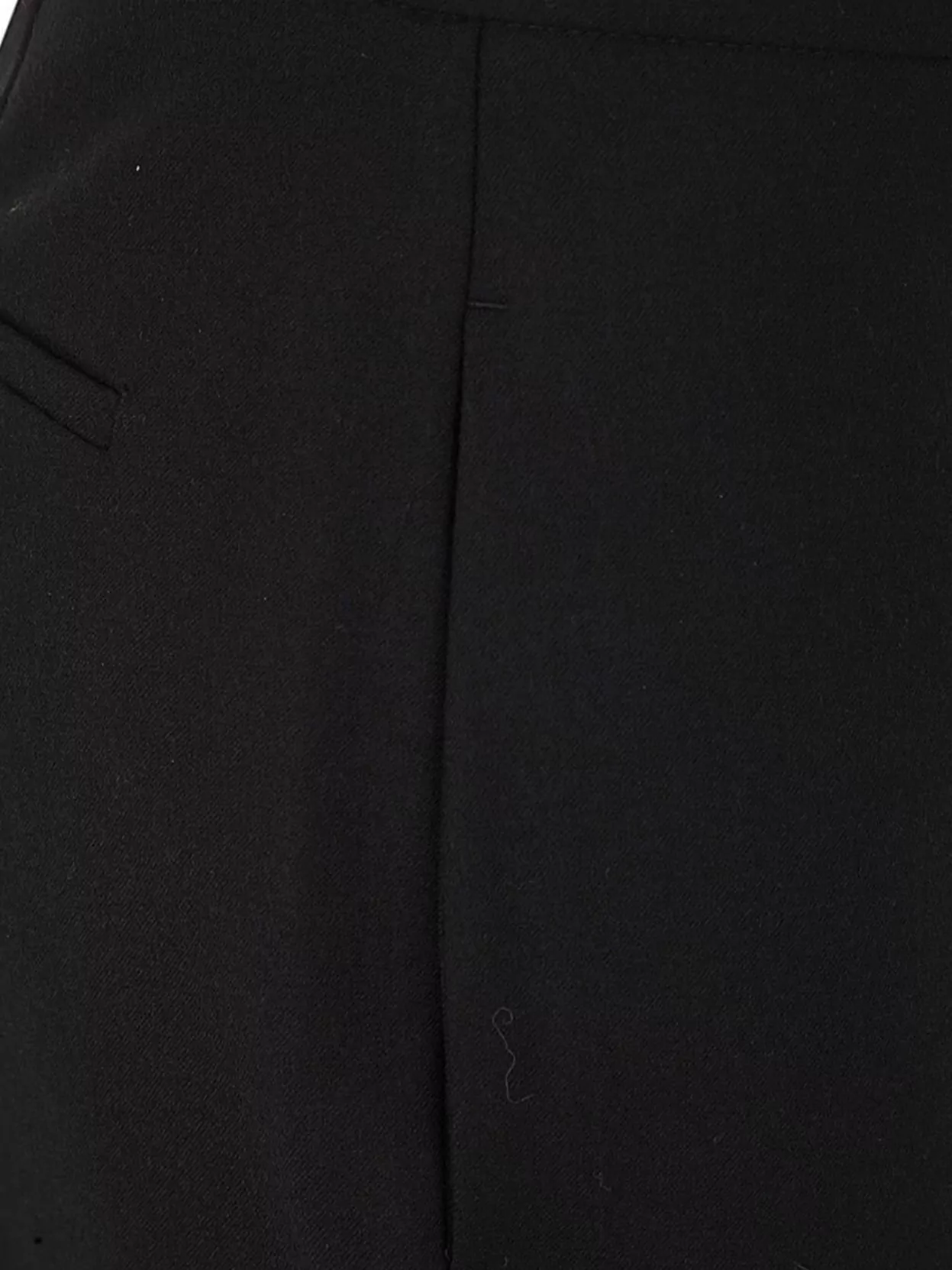 Sportmax Straight Leg Trousers And Pockets In Black