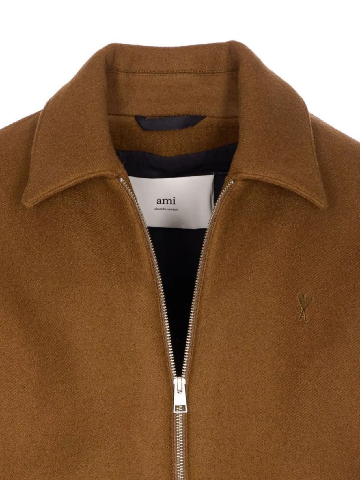 Ami Paris Blazer With Regular Collar And Elasticated Cuffs