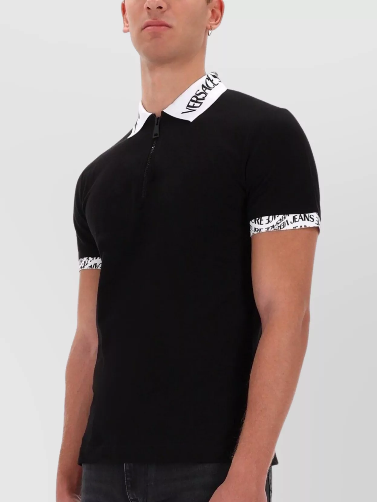 Versace Jeans Couture Modern Slim Fit Polo Shirt Design