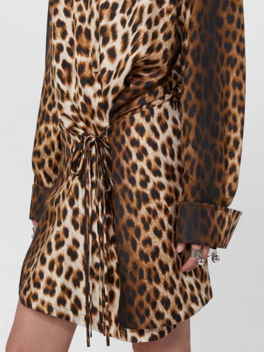 Sportmax Silk Mini Shirt Dress