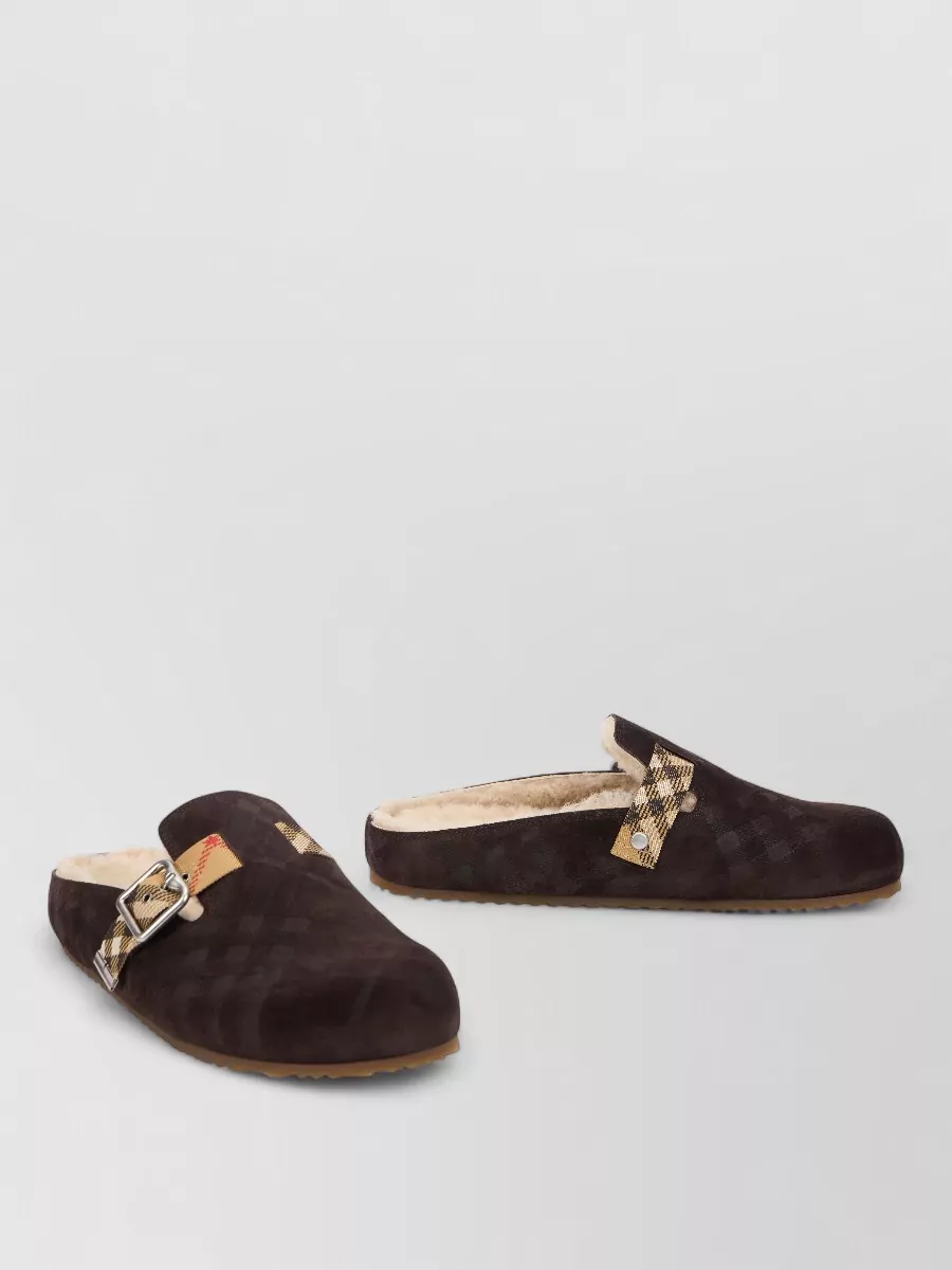 Burberry Leather Mules