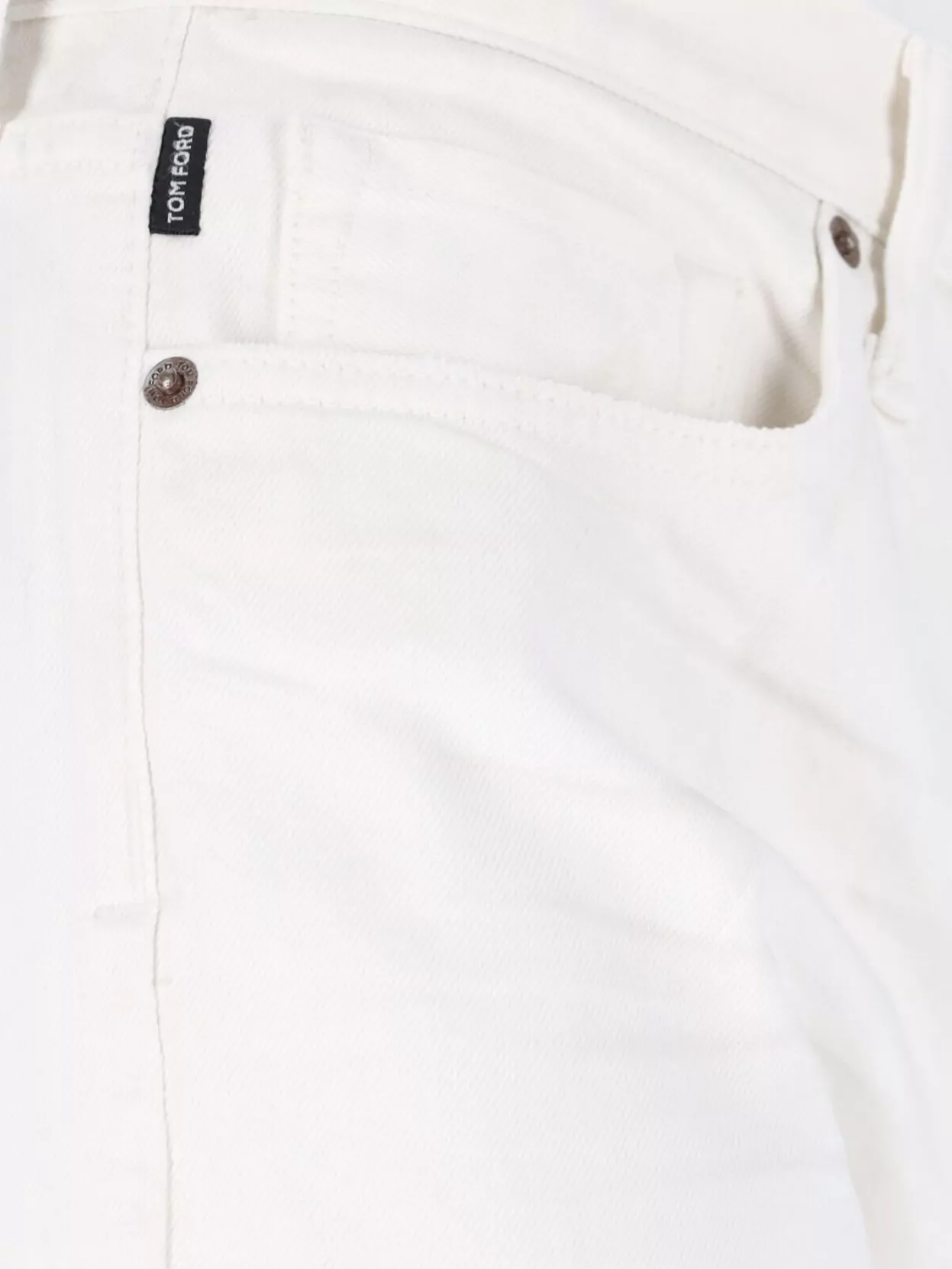 Tom Ford Straight Trousers With Five Pockets And Belt Loops