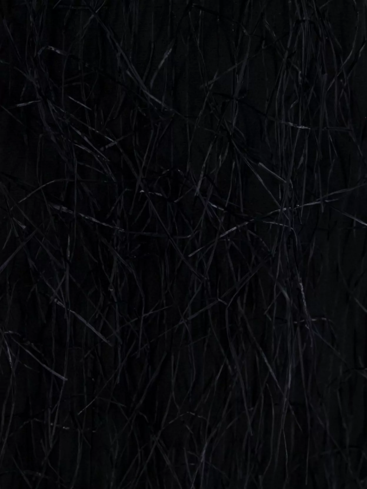 Lanvin Crew-Neck Silk Dress With Rafia And Feather