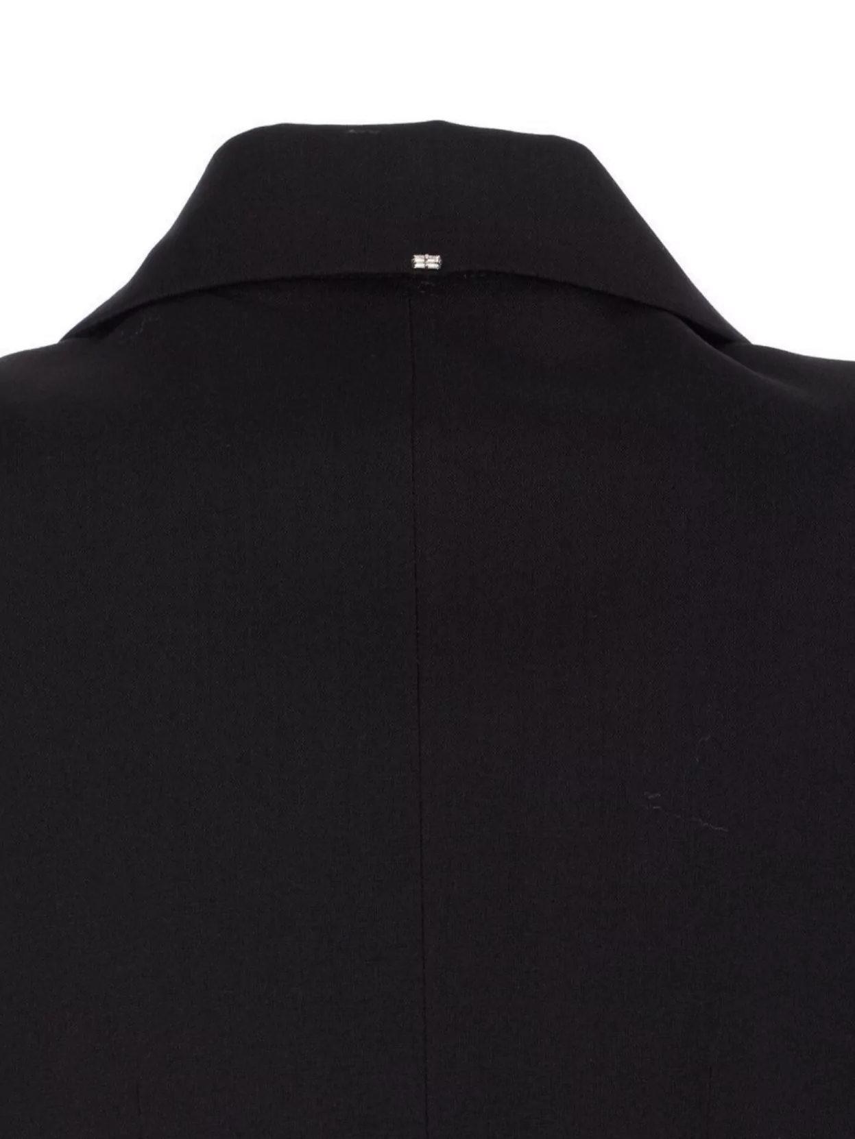 Sportmax Structured Double-breasted Longline Jacket With Button Detailing In Blue