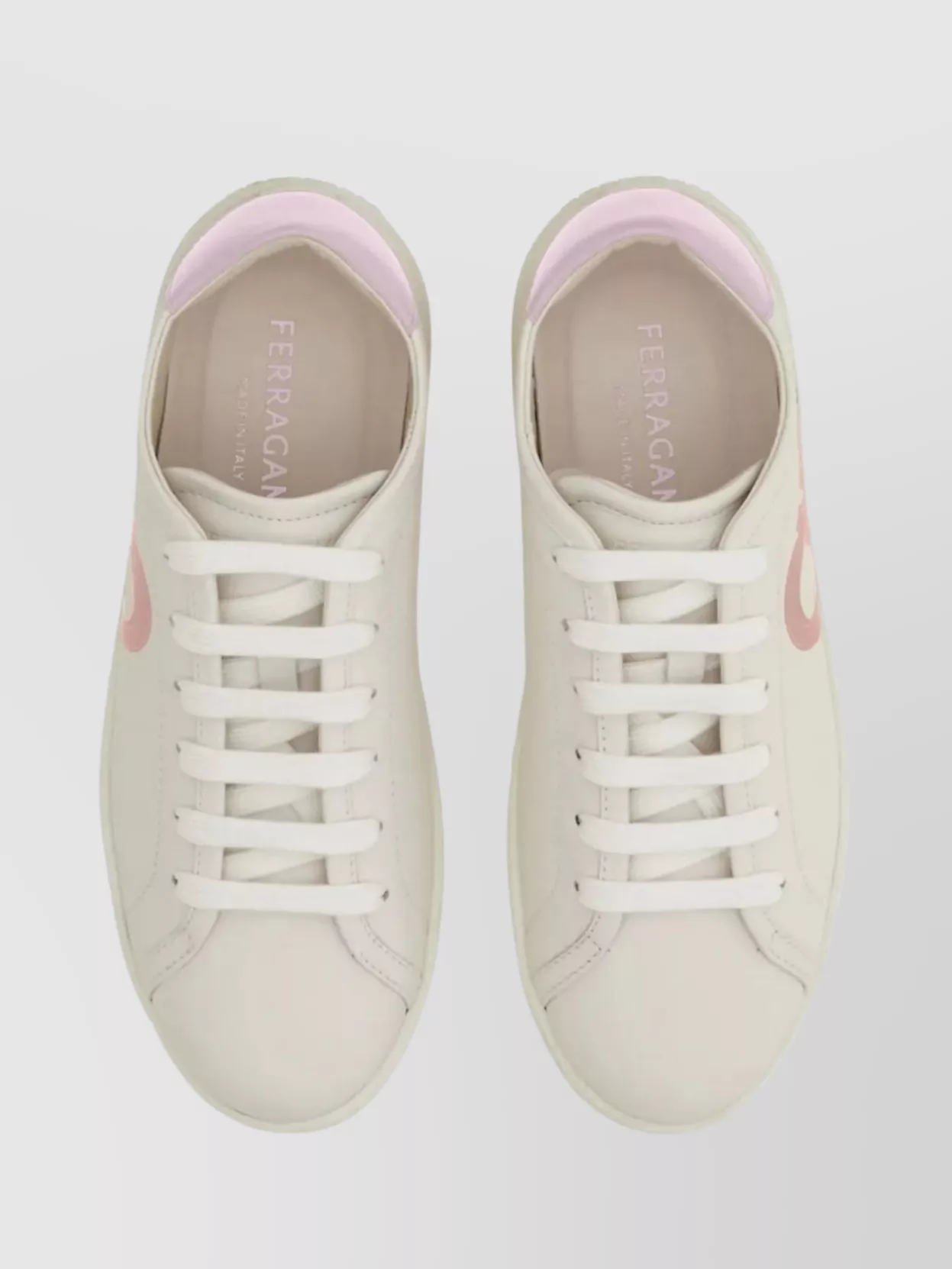 Ferragamo Contrast Heel Counter Sneakers
