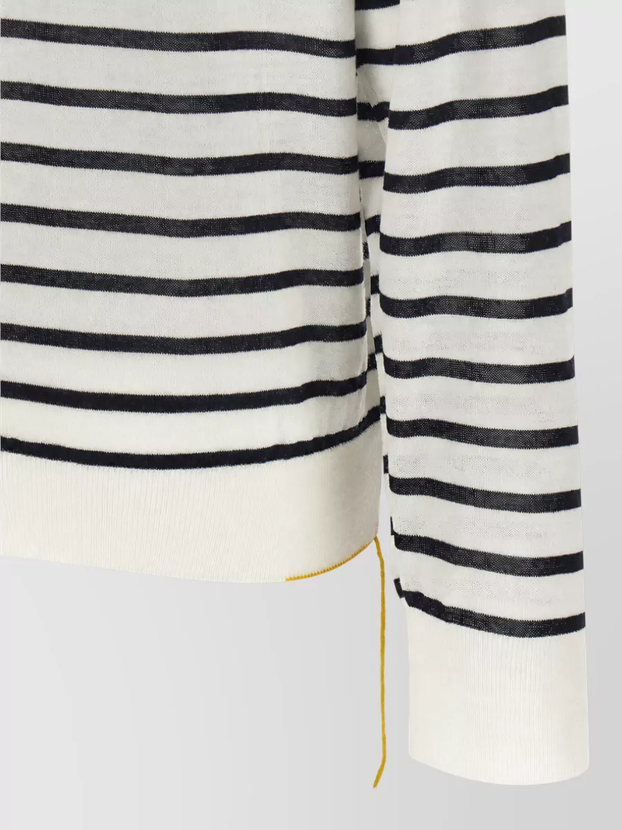 Fendi Striped Virgin Wool Sweater