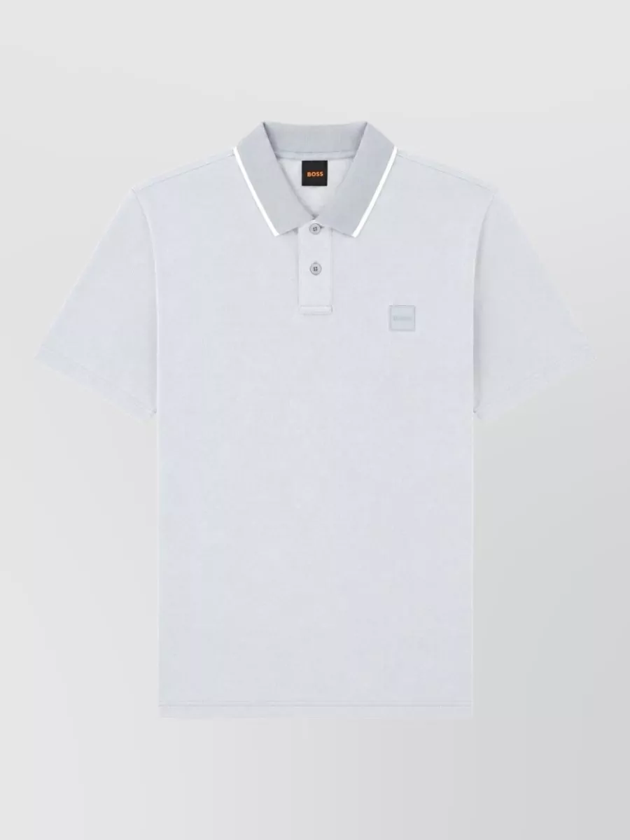 Boss cotton polo shirt