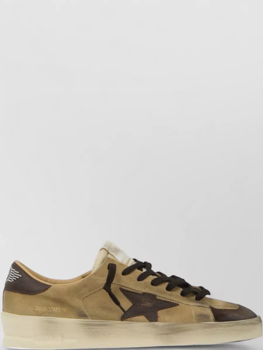 Golden Goose Leather Low-Top Sneakers