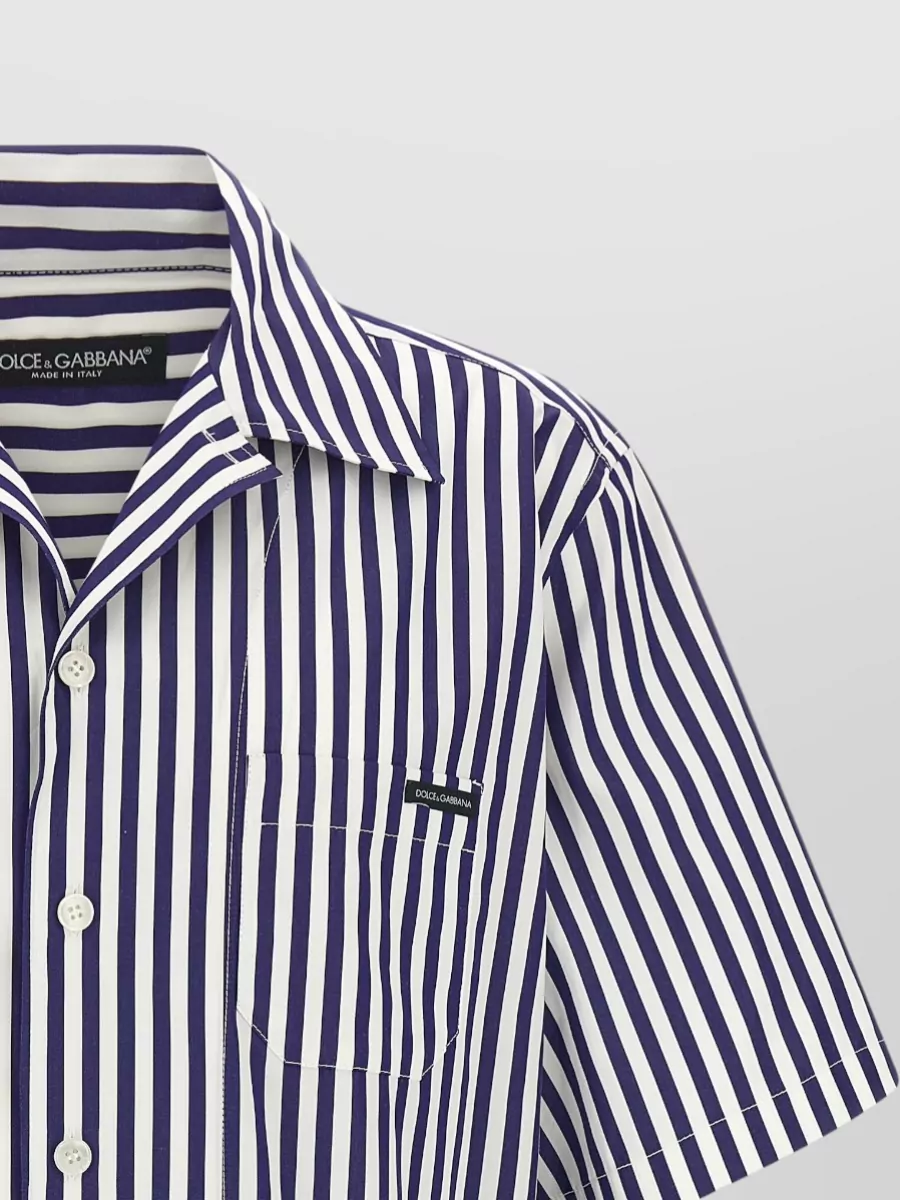 Dolce&Gabbana Striped Bowling Shirt
