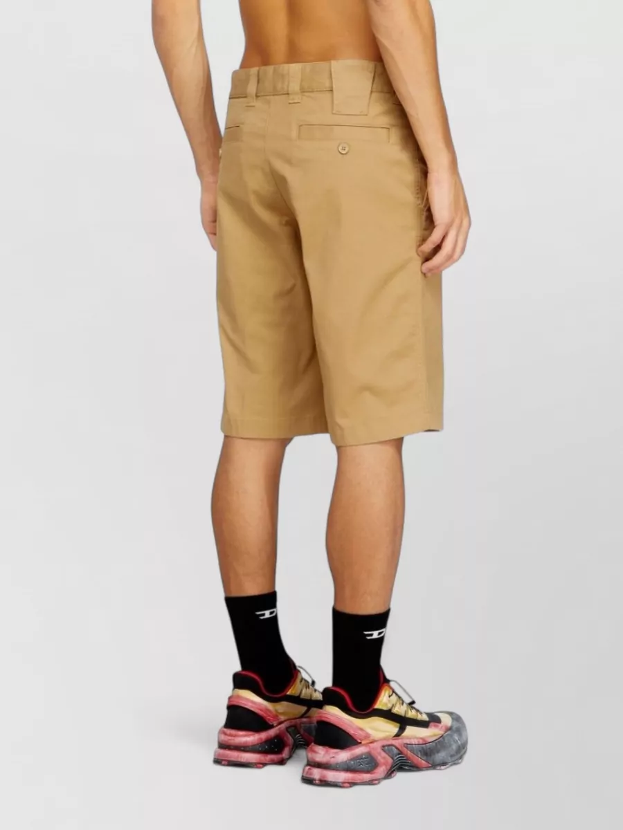 Diesel Tailored Shorts Belt Loops Back Pockets
