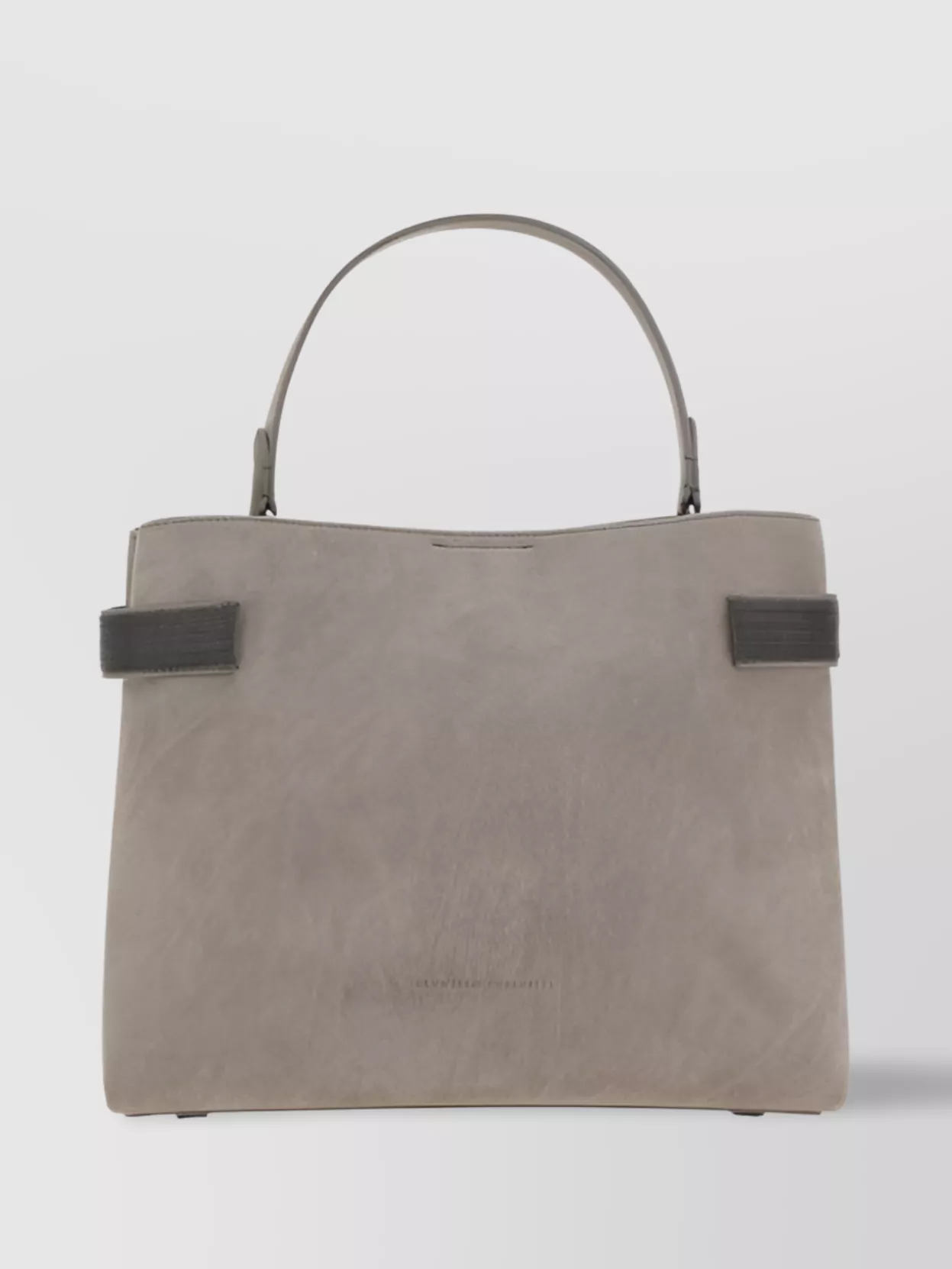 Shop Brunello Cucinelli Geometric Design Calfskin Tote Bag