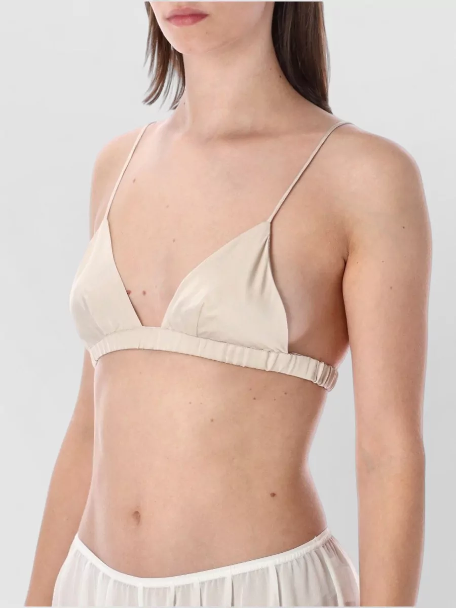 The Frankie Shop Satin Triangle Bralette