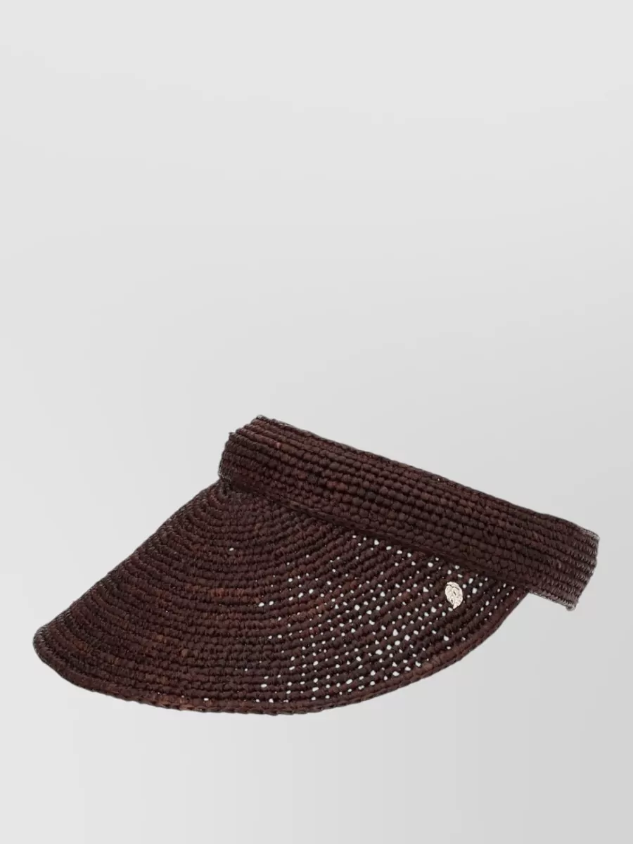 Helen Kaminski Erin Wide Brim Hat Woven Texture