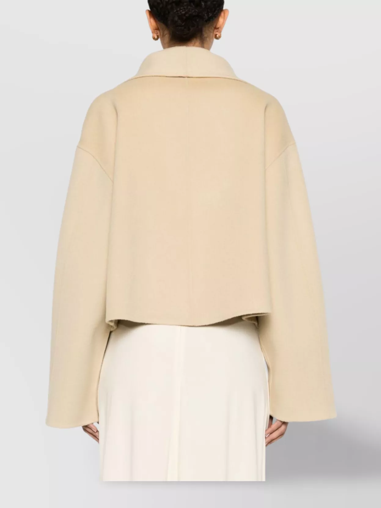 Totême Cropped Blazer Exposed-Seam Detailing