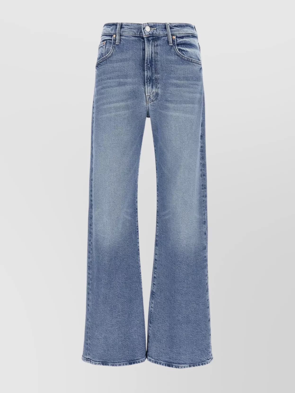 Mother 'the Sneak Lasso' Trousers In Blue