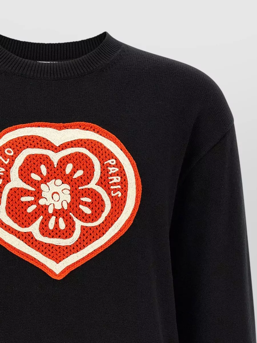 Kenzo Crewneck Wool-Blend Sweater