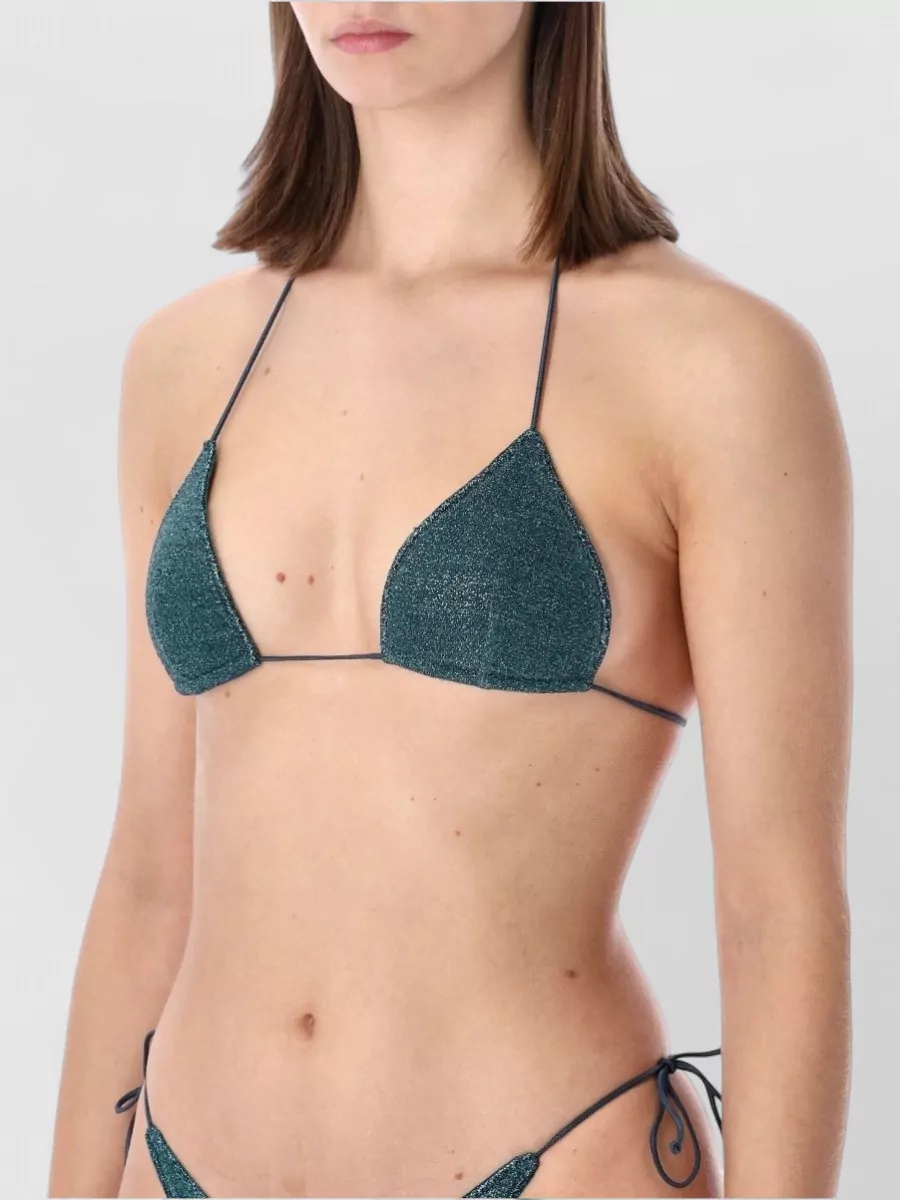 Oséree Lumiere Halter Triangle Bikini High Cut