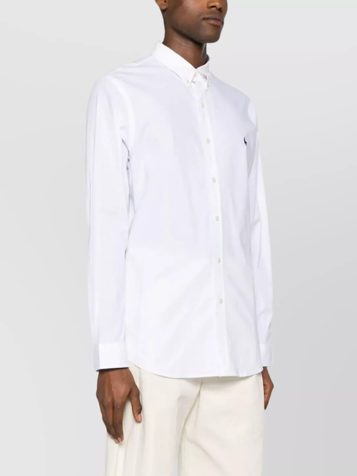 Ralph Lauren Long Sleeve Button-Down Collar Shirt With Cuffs