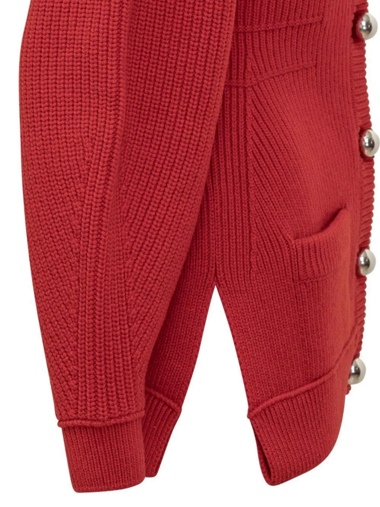 Lanvin Oversized Sleeve Knit Cardigan
