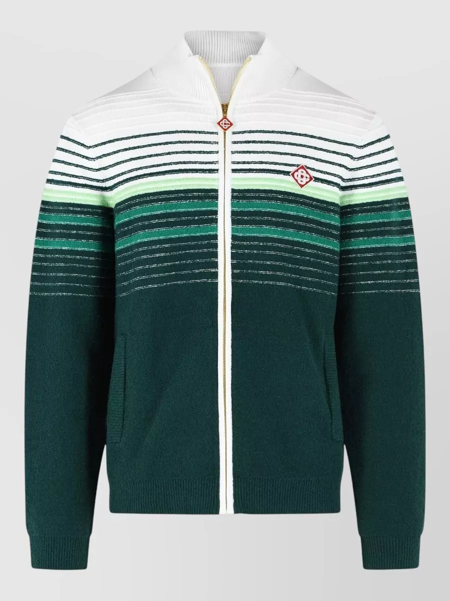 Casablanca Cotton-Blend Zip Lightweight Jacket