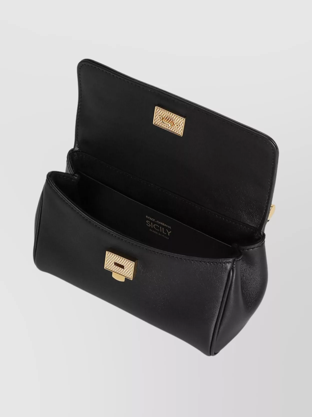 Dolce&Gabbana Sicily Leather Shoulder Bag