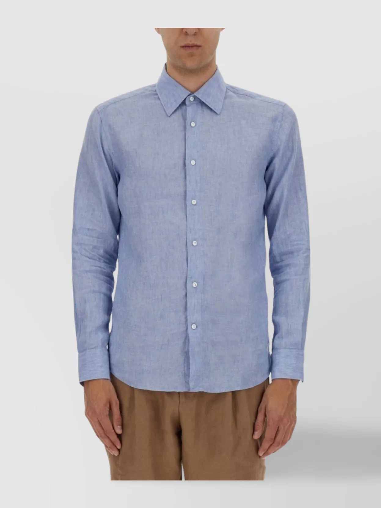 Boss Button-Down Collar Long Sleeve Shirt