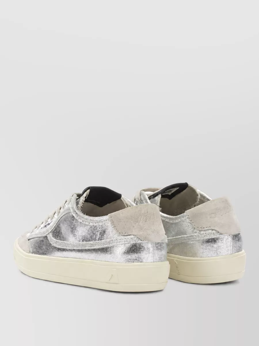 Autry Leather Lace-Up Flats
