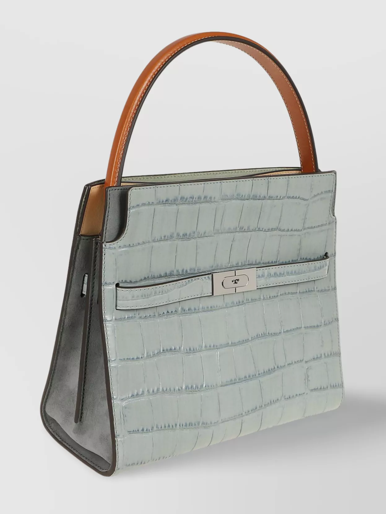 Tory Burch Radziwill Croc Embossed Double Bag